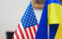 Украина и США, флаги стран