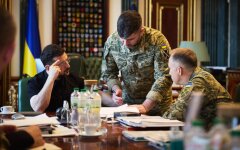 Володимир Зеленський та Олександр Сирський