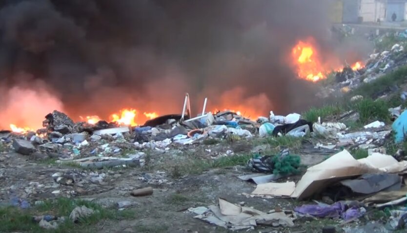 Пожар, возгорание, Киевская область