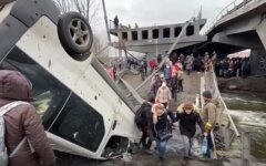 Эвакуация, Ирпень, вторжение россии в Украину, обстрел из минометов, мирные жители, погибшие