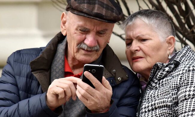 Пенсионеры в Украине