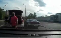 Инцидент в Киеве, Драка водителей в Киеве, Нападение на водителя в Киеве