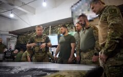 Владимир Зеленский на фронте