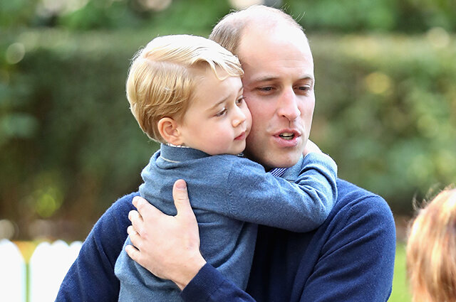 принц Уильям с сыном