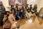 Лидеры Талибана в президентском дворце