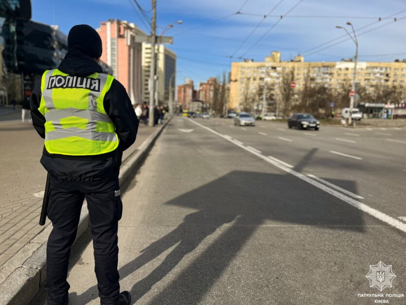 Нарушение ПДД / Фото: патрульная полиция Киева