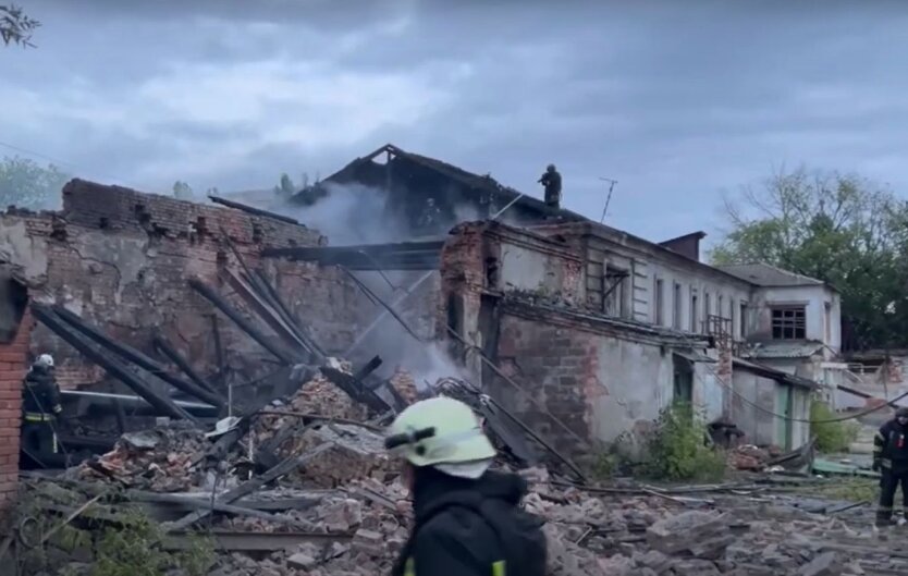 Удар дроном по Харкову