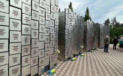 Буча. Мемориал жертвам ВС РФ