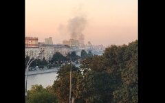 Ярко горит: в Москве столб дыма, появилось видео
