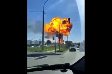 Взрыв АЗС в Новосибирске