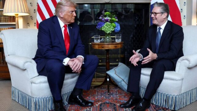 Дональд Трамп и Кир Стармер