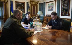 Владимир Зеленский, Рустем Умеров и Кирилл Буданов