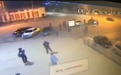 Избиение полицейских в Харькове