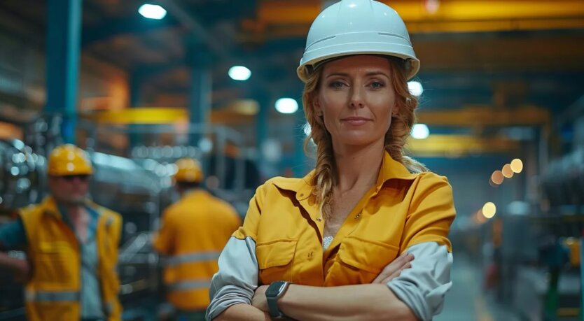 Работа в Украине. Женщины на производстве