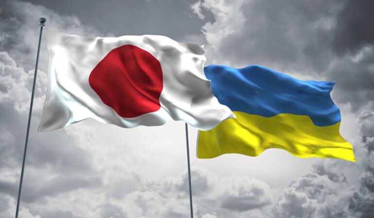 Япония - Украина, вторжение России в Украину, помощь ВСУ