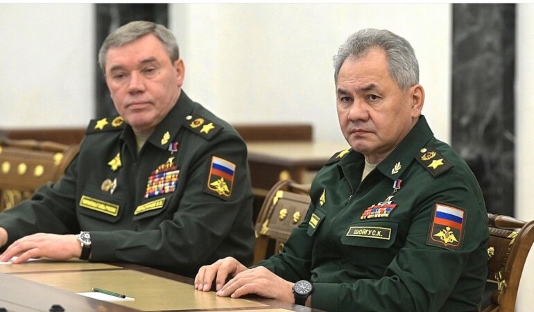 Сергей Шойгу и Валерий Герасимов