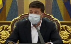 Владимир Зеленский, Геннадий Друзенко, Скандал в КСУ