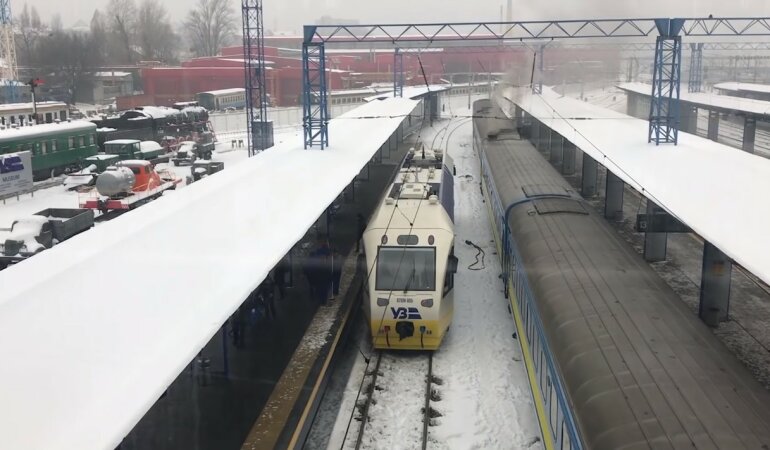 Укрзализныця, Поезд сошел с рельсов, Бориспольский экспресс, Экспресс в Борисполь