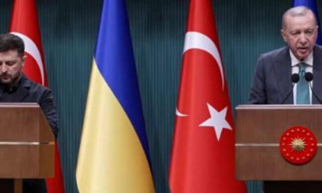 Владимир Зеленский и Реджеп Тайип Эрдоган