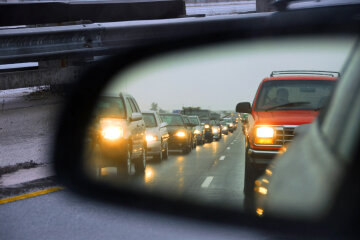 traffic jam mirror