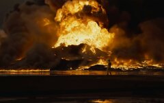 Большой Бурган, Кувейт, Пожар на нефтяном месторождении