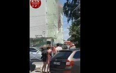 Пожар в Белогородке