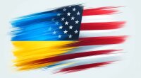 Україна та США, прапори
