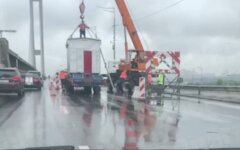 Киев увяз в пробках из-за ремонта моста
