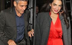 Клуни с невестой