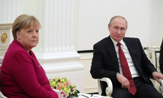 Владимир Путин,Ангела Меркель,Минские соглашение,беседа Путина с Меркель