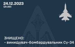 Повітряні сили збили Су-34 на Маріупольському напрямку