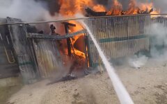 Пожар в Днепропетровской области