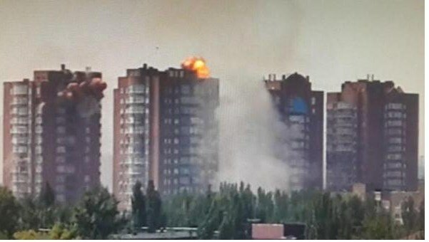 донецк обстрел