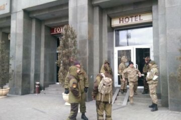 Захват гостиницы Казацкая 20 февраля