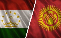 Киргизия и Таджикистан, флаги