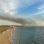 В оккупированном Крыму вспыхнул пожар в районе аэродрома Бельбек