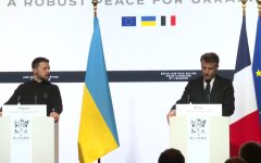 Владимир Зеленский и Эмманюель Макрон