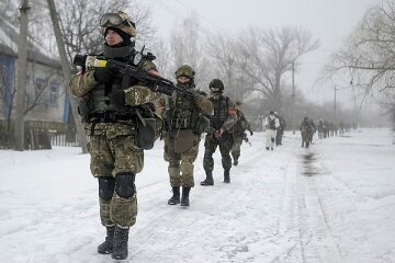украинские военные зима