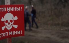 Осторожно мины, вторжение россии, минирование, российские оккупанты