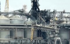 Порт Черноморска после ракетного обстрела