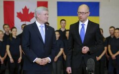 Стивен Харпер и Арсений Яценюк