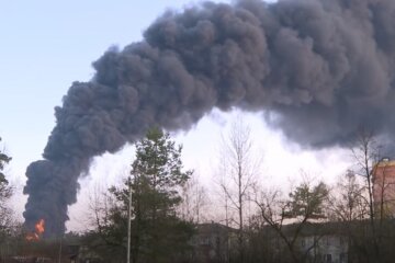 Пожар в России, брянская область, халтурино, воинская часть