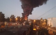 Пожар на заводе "Пластик"