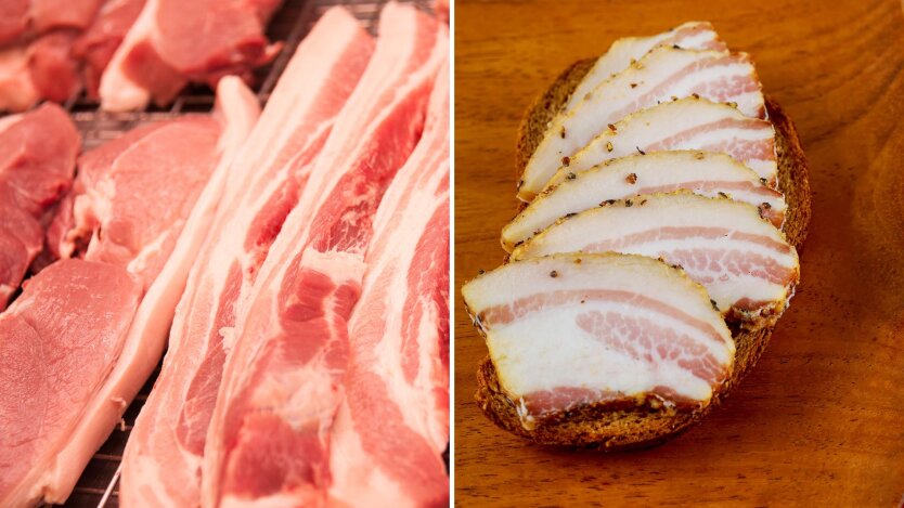 В супермаркетах обновили цены на свинину, а сало подешевело