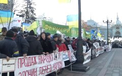 протесты под Радой