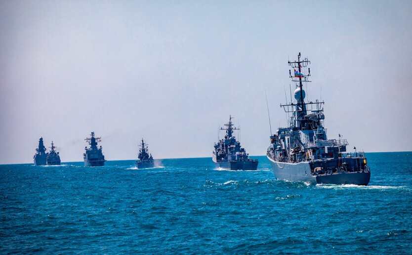 Российские корабли в Черном море