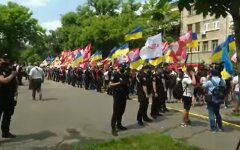 Акции протеста в Киеве, Шарий, полиция
