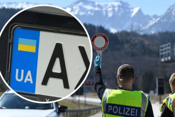 Авто на украинских номерах в Германии