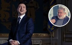 президент украины владимир зеленский и олигарх игорь коломойский