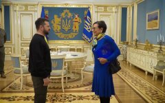 Володимир Зеленський та Пенні Пріцкер